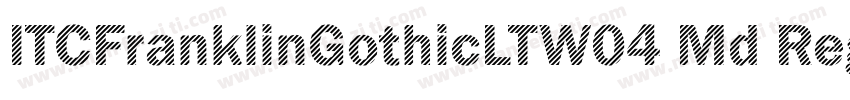 ITCFranklinGothicLTW04 Md Regular字体转换